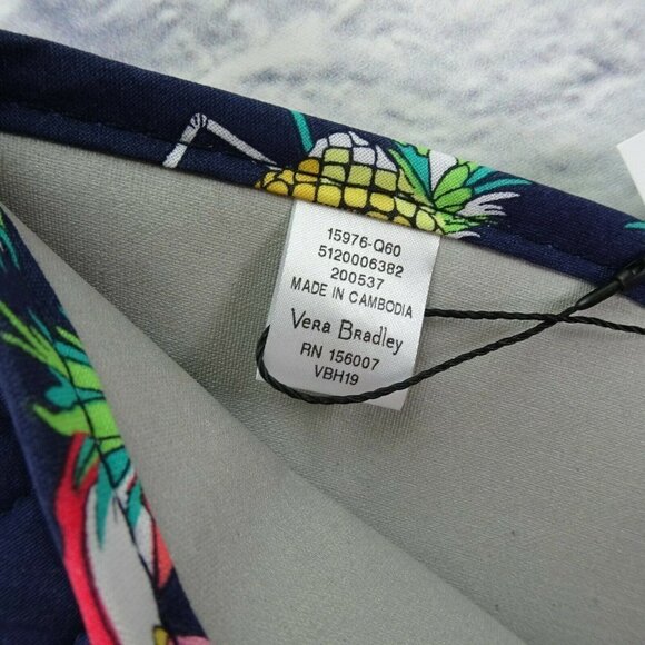 Vera Bradley Curling Flat Iron Cover Toucan Pineapple NWT - Picture 7 of 7
